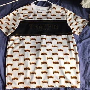 Trapping t shirt (off brand thrasher)